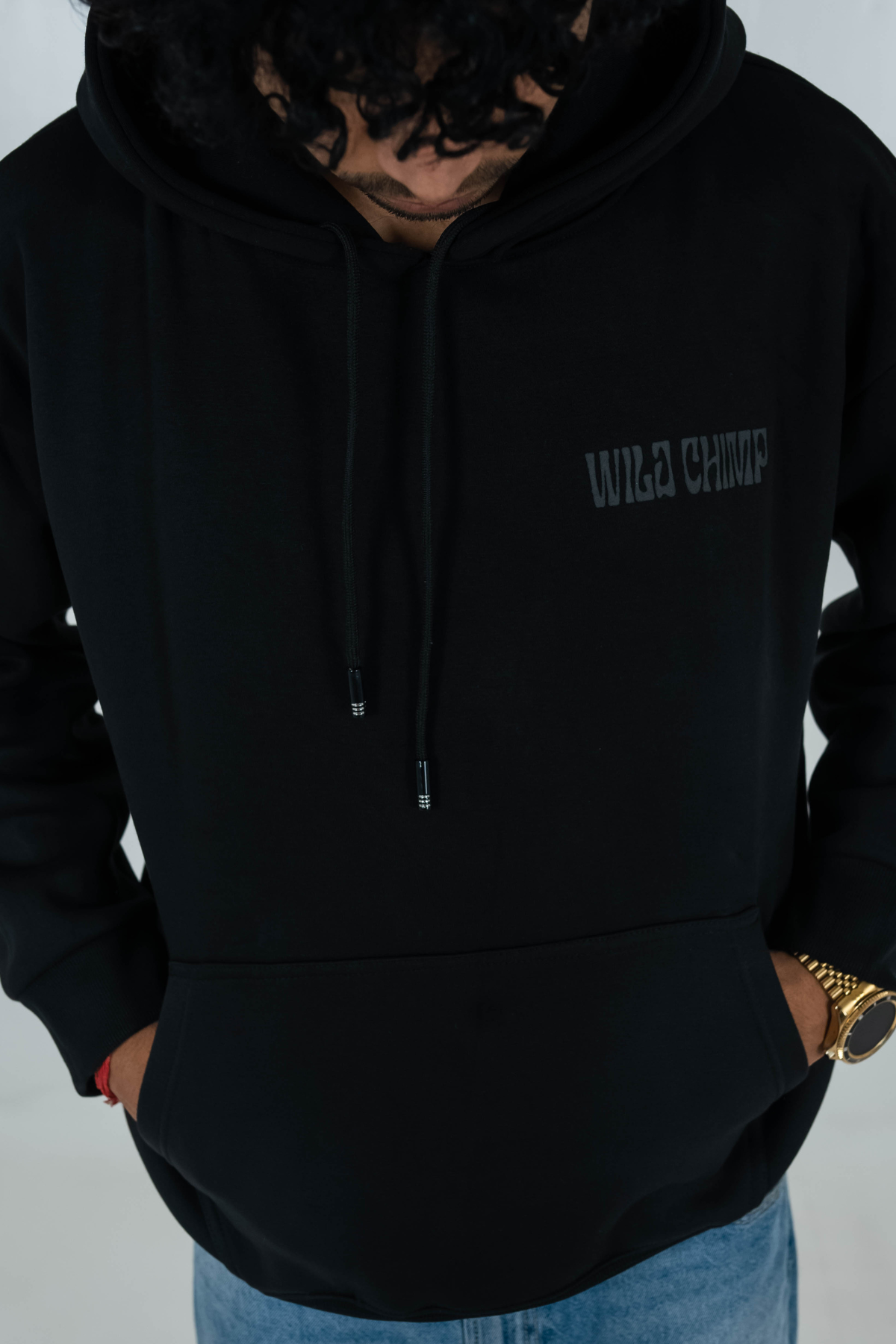 WILD CHIMP - HOODIE - BLACK - Wild Chimp