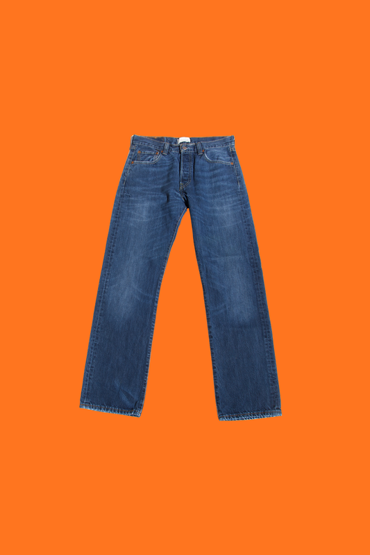 WOMEN'S BAGGY JEANS - DARK BLUE