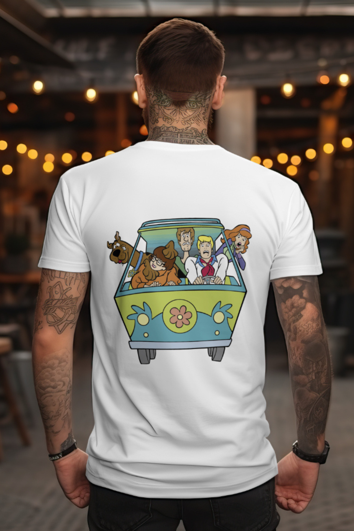 SCOOBY DOO - OVERSIZED TEE - WHITE - Wild Chimp
