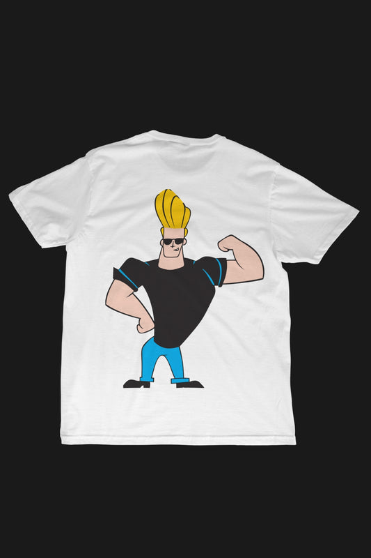 JOHNNY BRAVO - OVERSIZED TEE - WHITE