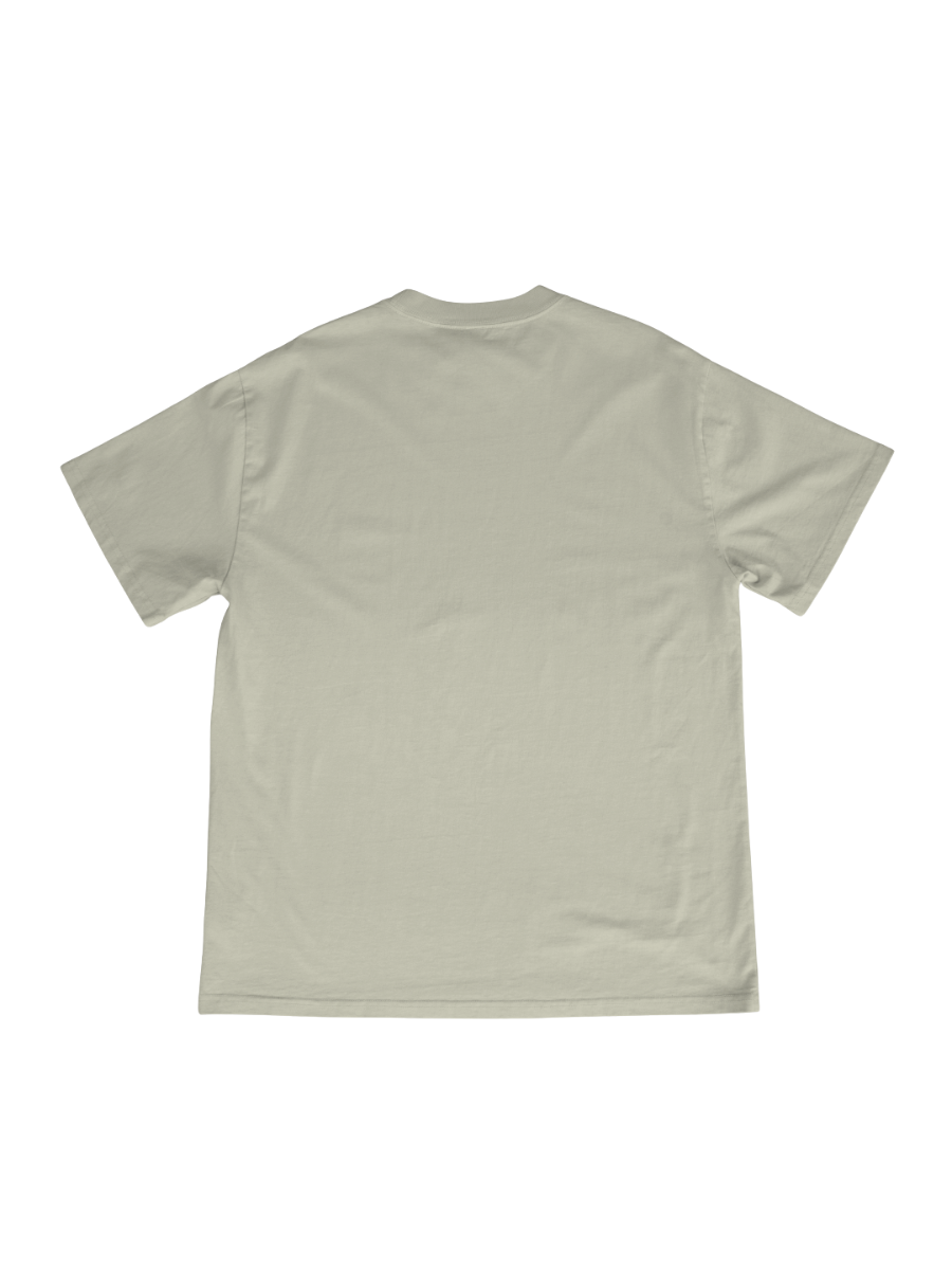 Oversized Premium Tee - Beige - Solids