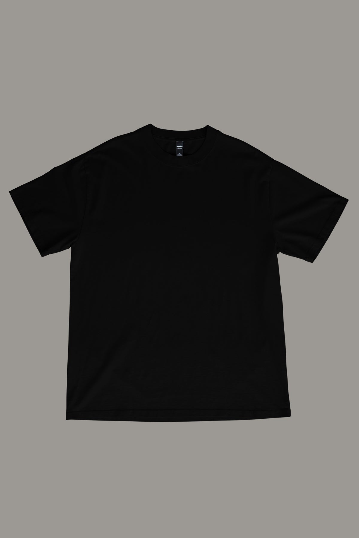 Oversized Premium Tee - Black - Solids