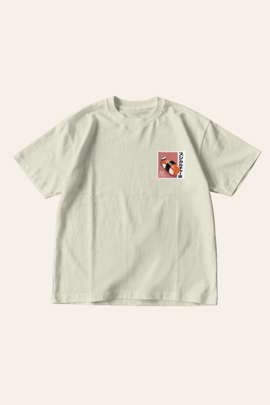 Sushi Culture - Oversized Tee - Beige