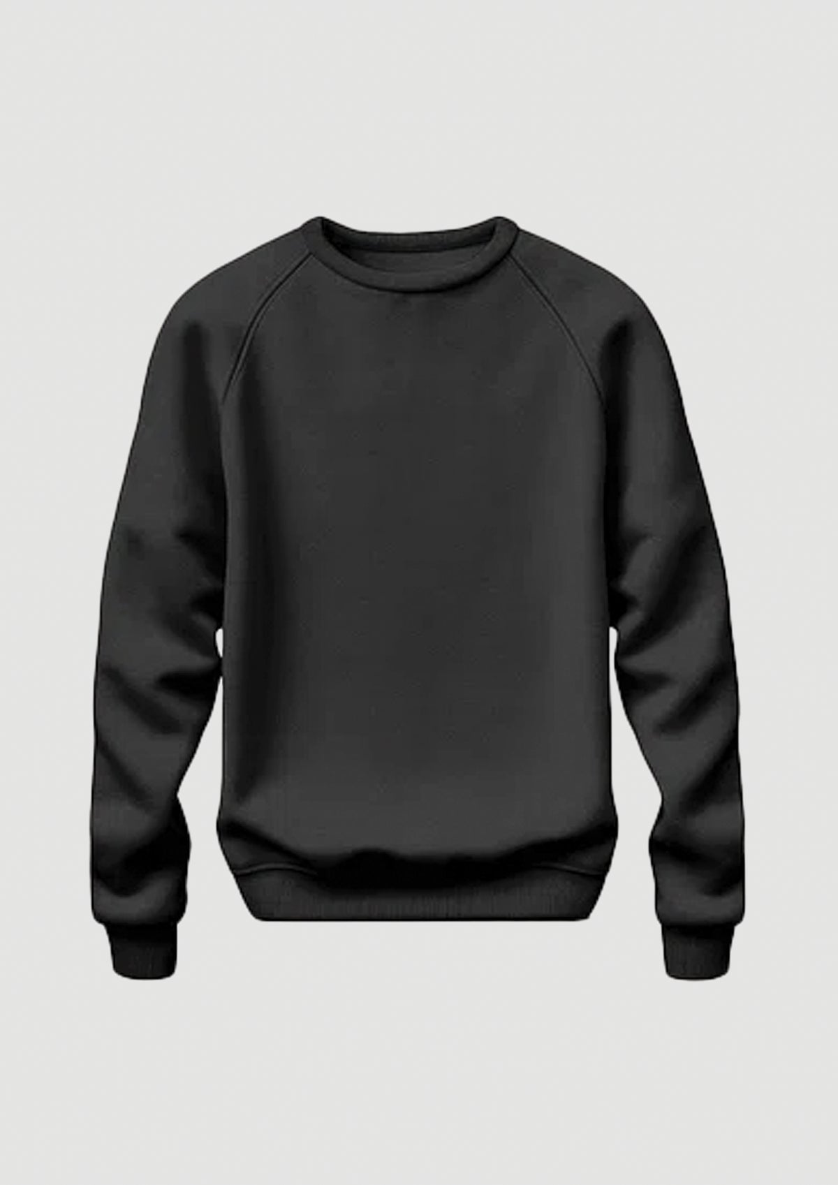 Sweat Shirt - Black - Solids