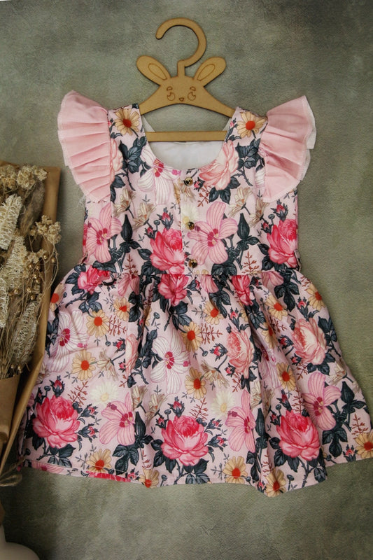 KIDS WEAR - FROCK - ROSE