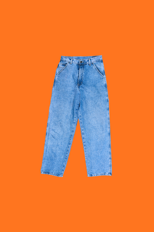 WOMEN'S BAGGY JEANS - ICE BLUE