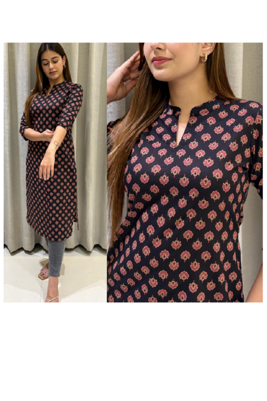 Top - High Neck Top Kurti