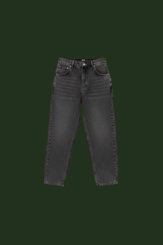WOMEN'S BAGGY JEANS - LIGHT BLACK