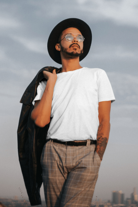 SOLIDS - OVERSIZED TEE - WHITE - Wild Chimp