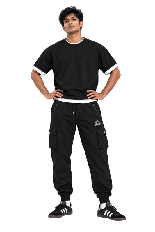 Joggers - Cargos - Black