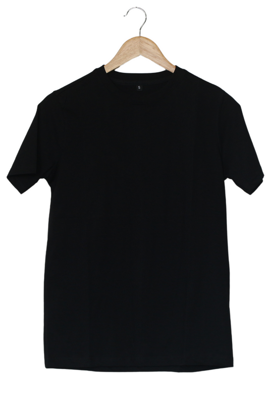 SOLIDS - OVERSIZED TEE - BLACK - Wild Chimp