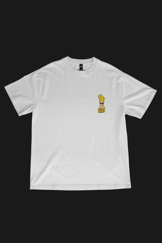 JOHNNY BRAVO - OVERSIZED TEE - WHITE