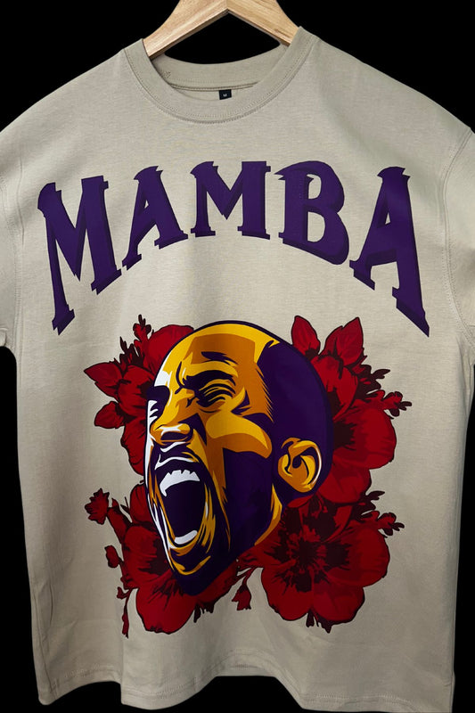 MAMBA - OVERSIZED TEE - BEIGE - Wild Chimp