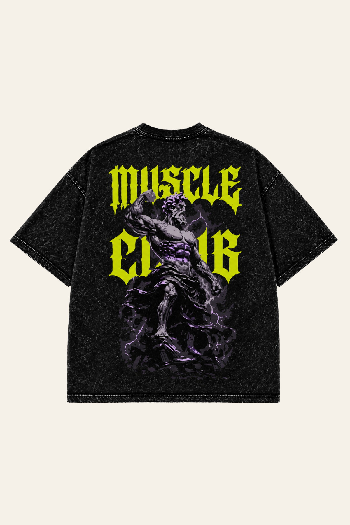 Muscle Club - Acid Wash - Black