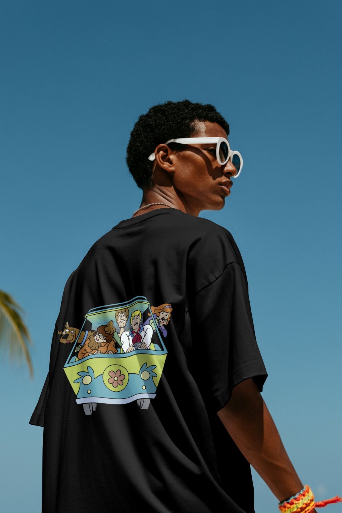 SCOOBY DOO - OVERSIZED TEE - BLACK