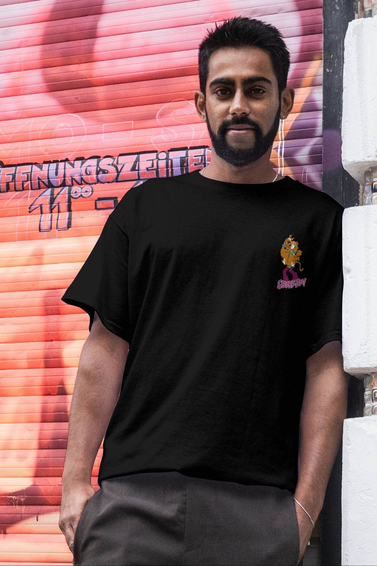 SCOOBY DOO - OVERSIZED TEE - BLACK