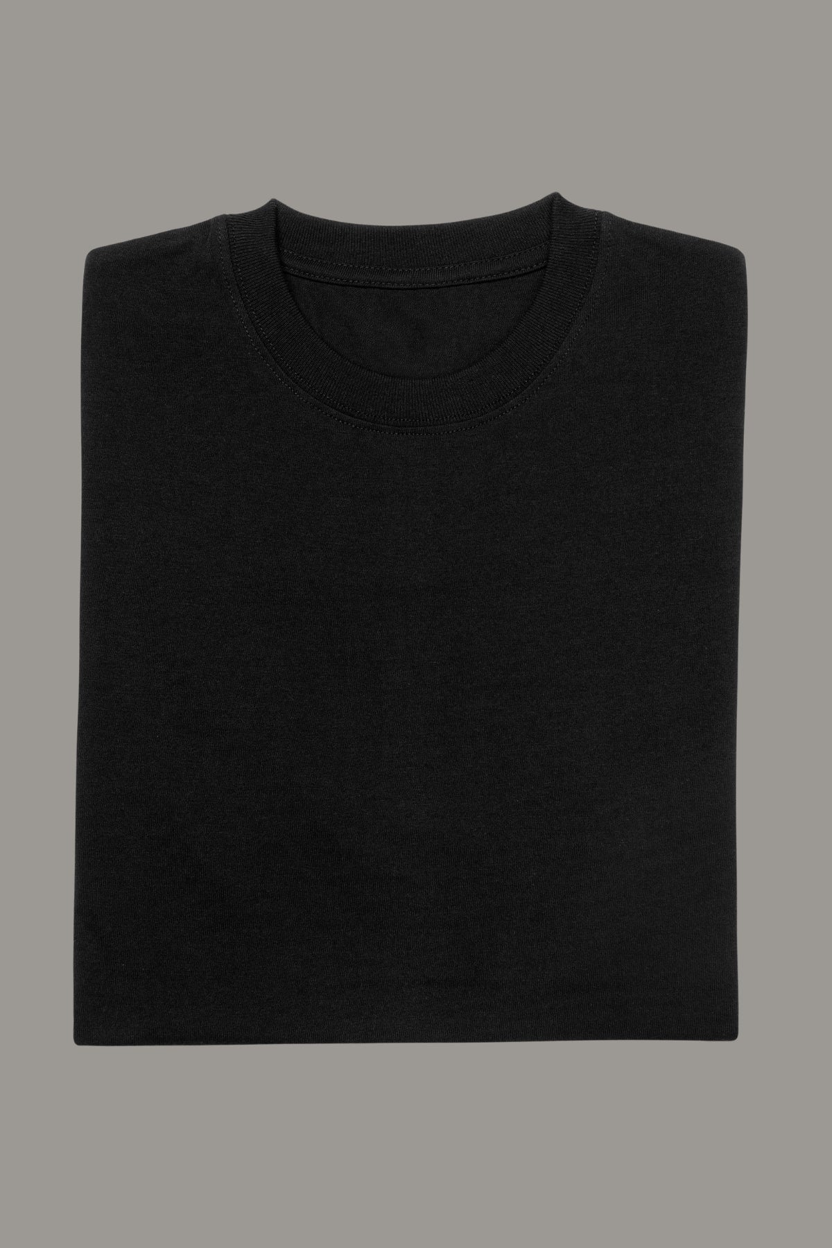 SOLIDS - OVERSIZED TEE - BLACK
