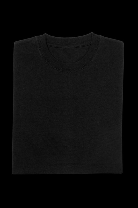 SOLIDS - OVERSIZED TEE - BLACK