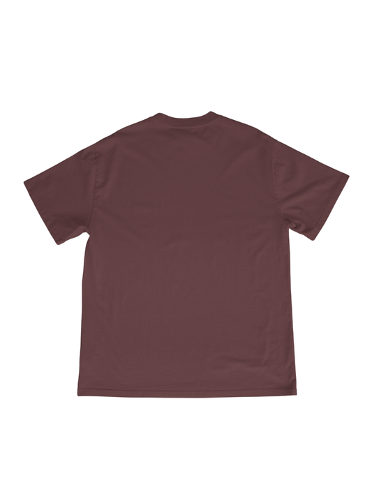 SOLIDS - OVERSIZED TEE - DUSKY ROSE