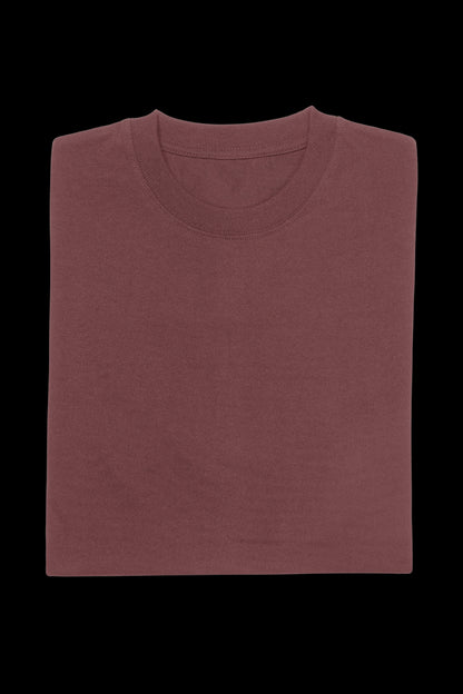 SOLIDS - OVERSIZED TEE - DUSKY ROSE
