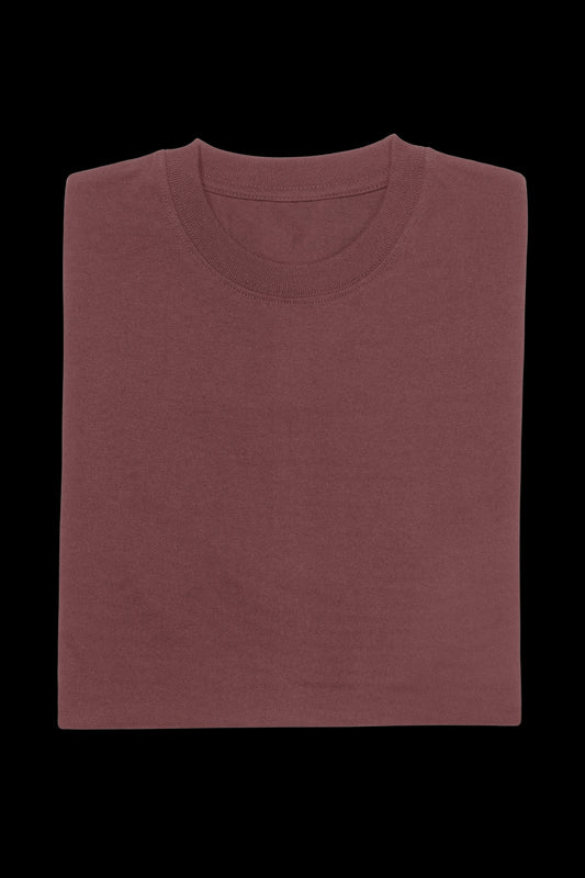 SOLIDS - OVERSIZED TEE - DUSKY ROSE