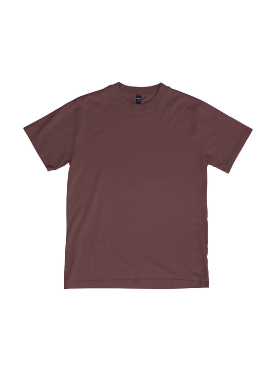 SOLIDS - OVERSIZED TEE - DUSKY ROSE