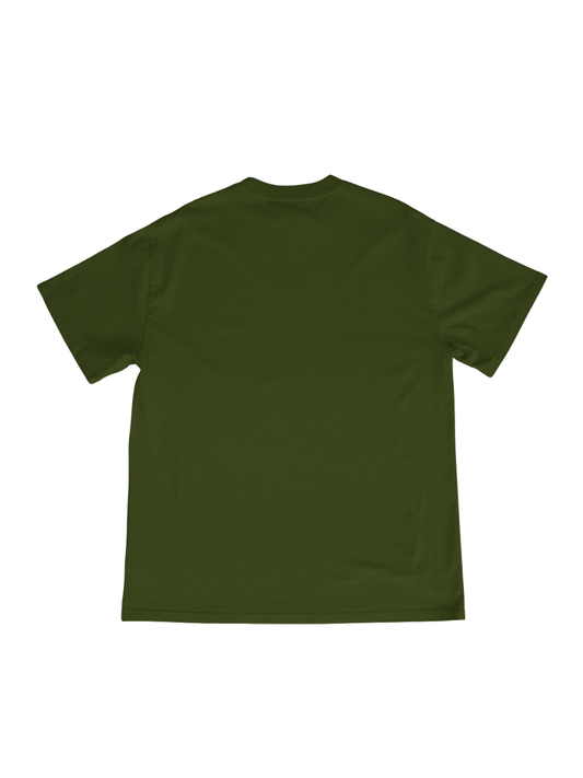 SOLIDS - OVERSIZED TEE - OLIVE GREEN