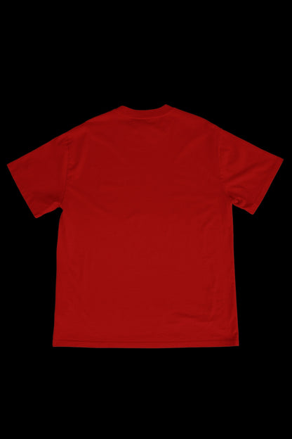 Oversized Premium Tee - Red - Solids