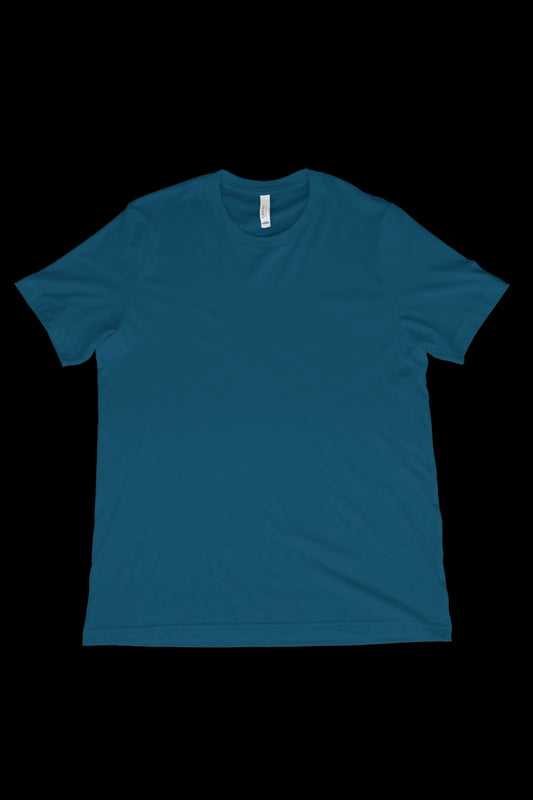 SOLIDS - OVERSIZED TEE - TEAL BLUE