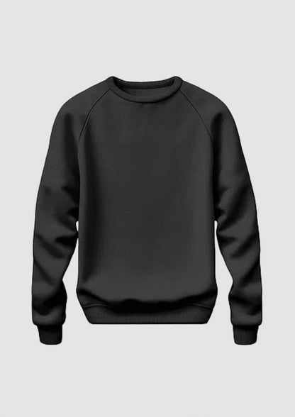 Sweat Shirt - Black - Solids