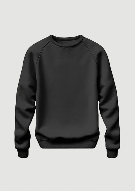 Sweat Shirt - Black - Solids
