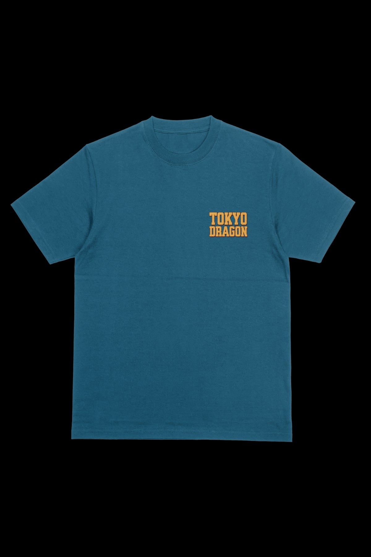 TOKYO DRAGON - OVERSIZED TEE - TEAL BLUE