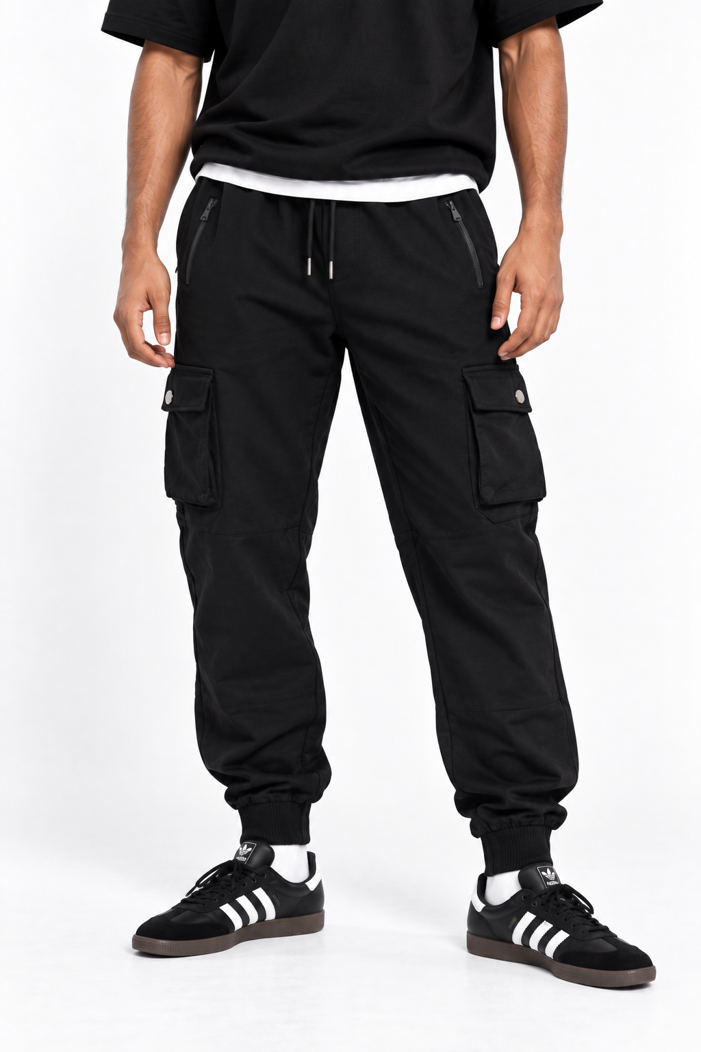 Joggers - Cargos - Black