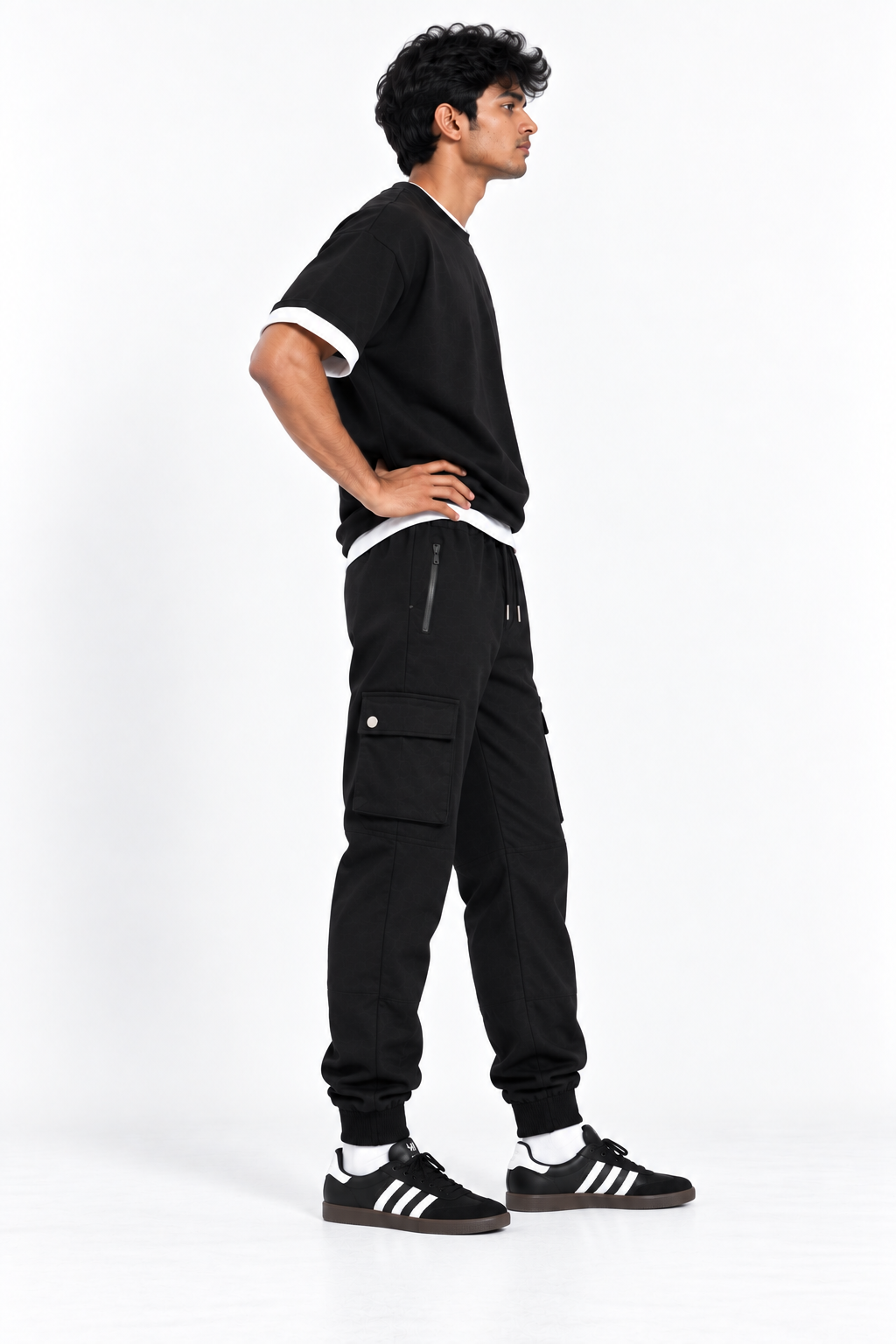 Joggers - Cargos - Black