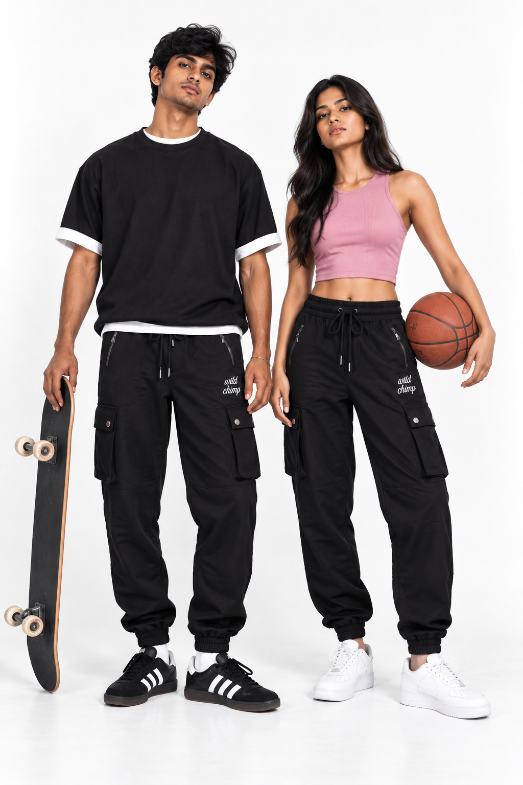 Joggers - Cargos - Black